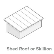shed roof or skillion