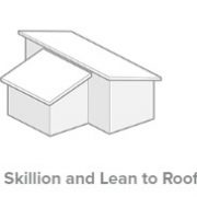 skillion and lean to roof